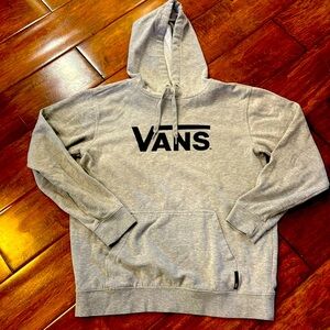 VANS Men’s medium hoodie.   Like new. Gray